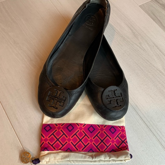 Tory Burch Shoes | Tory Burch Minnie Leather Travel Flats | Poshmark